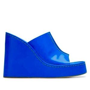 MIISTA Rhea Platform Wedge Sandal (Women) in Cobalt Blue